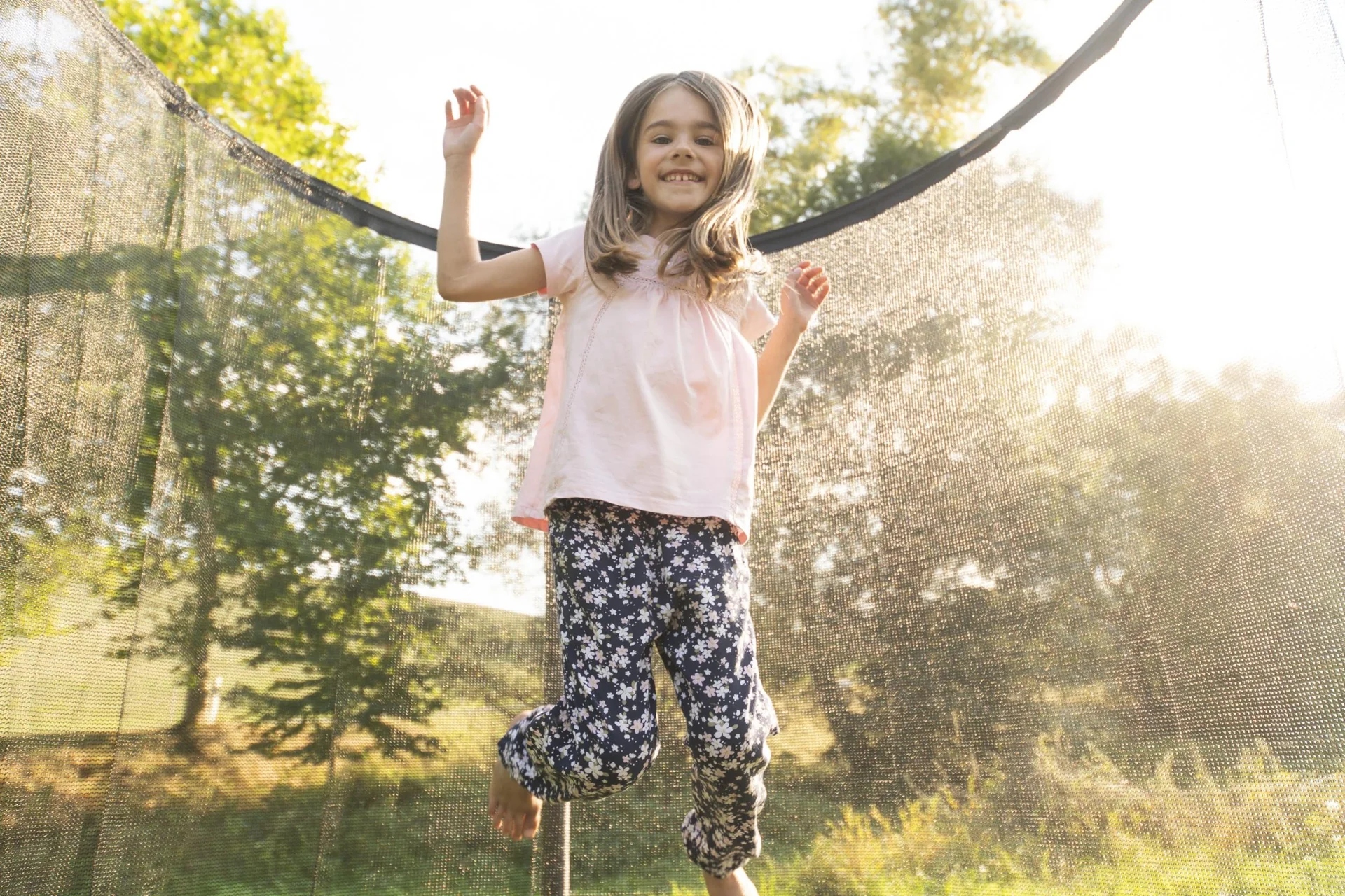 Trampolin Ø244 cm schwarz - 8