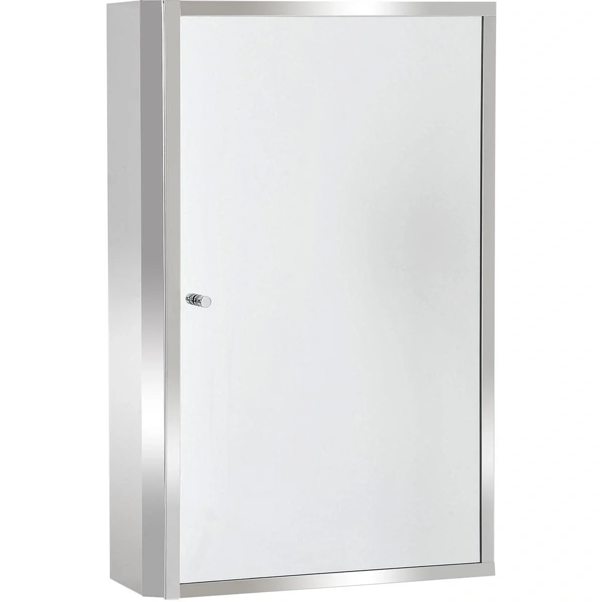 Badezimmerspiegel mit Schrank, silber - 1