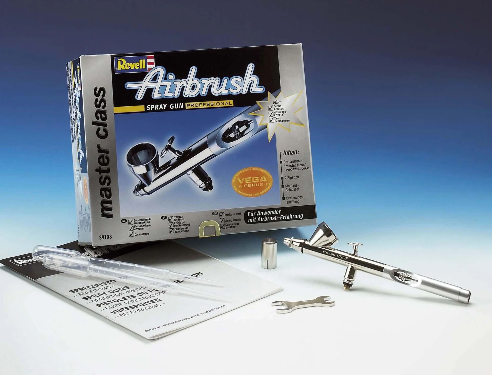 Airbrush Spritzpistole "master class" (Professional) - 4