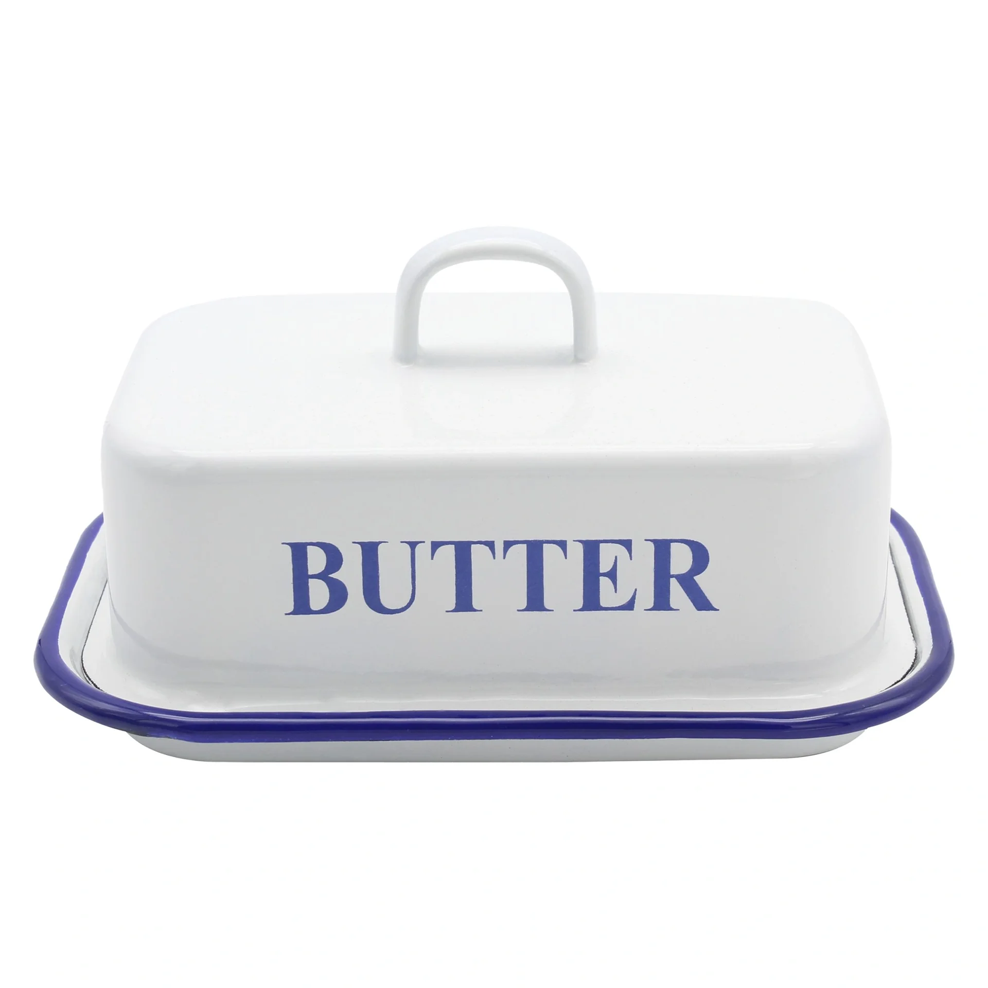 Butterdose Emaille 17 x 12 x 9 cm - 1