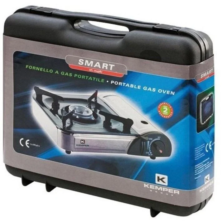 Tragbarer Gasherd Smart - Gasgrill - 2200W - 33x29x8 cm - 1