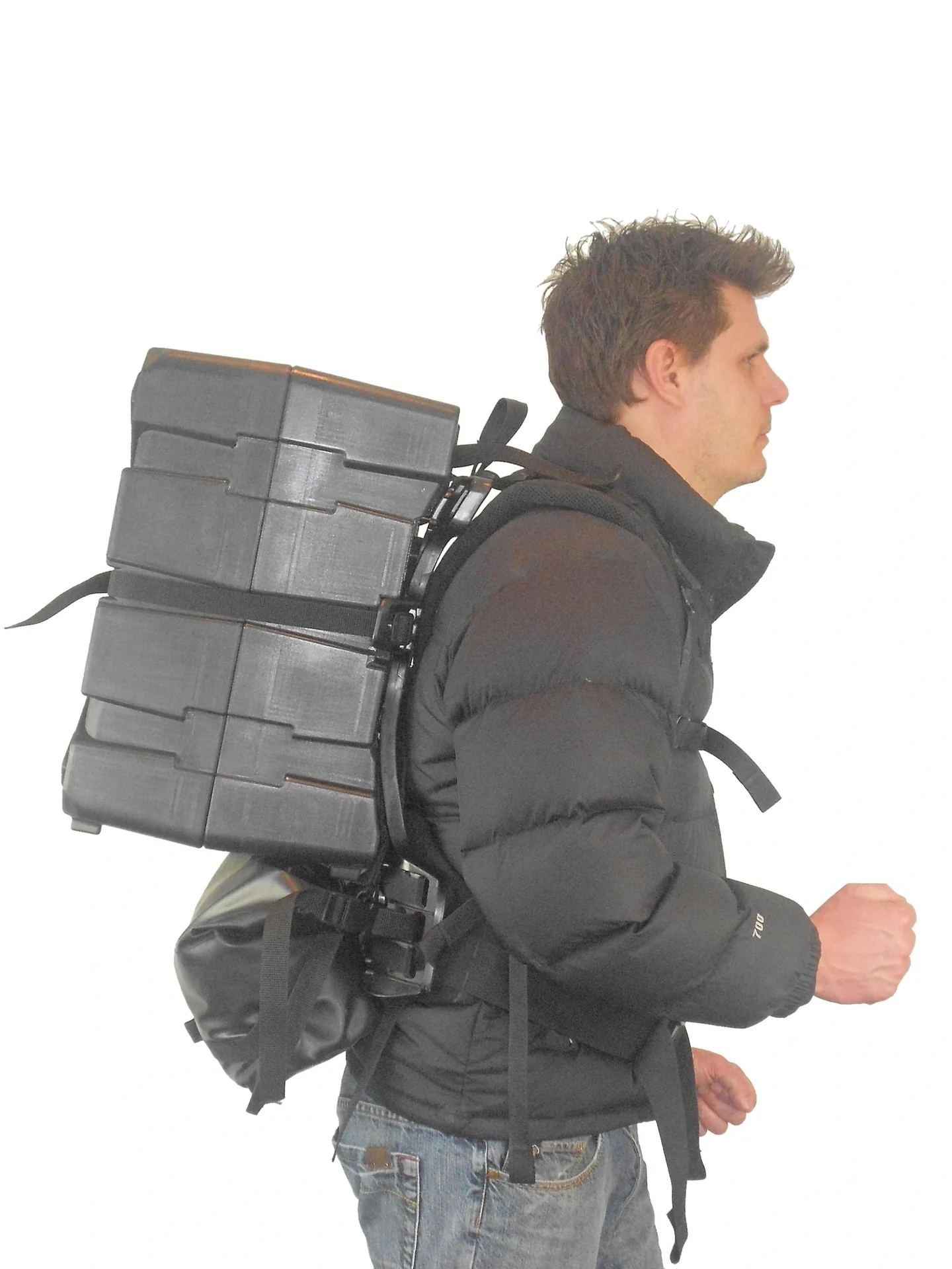 Rucksackgestell, speziell gefertigt für Koffer - 3