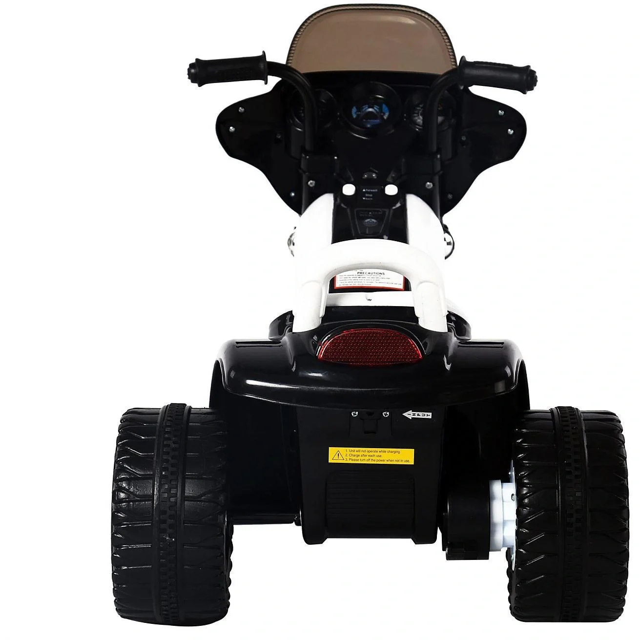 Elektromotorrad Kindermotorrad Schwarz-Weiß - 5