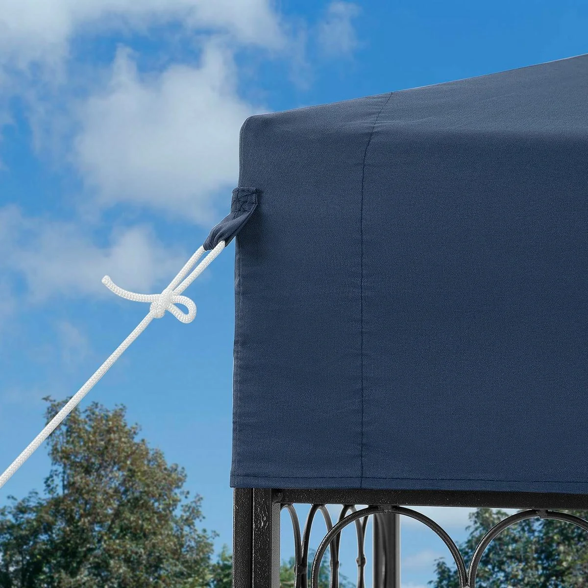 Lorca-Pavillon - Blau - 3x3m - 4