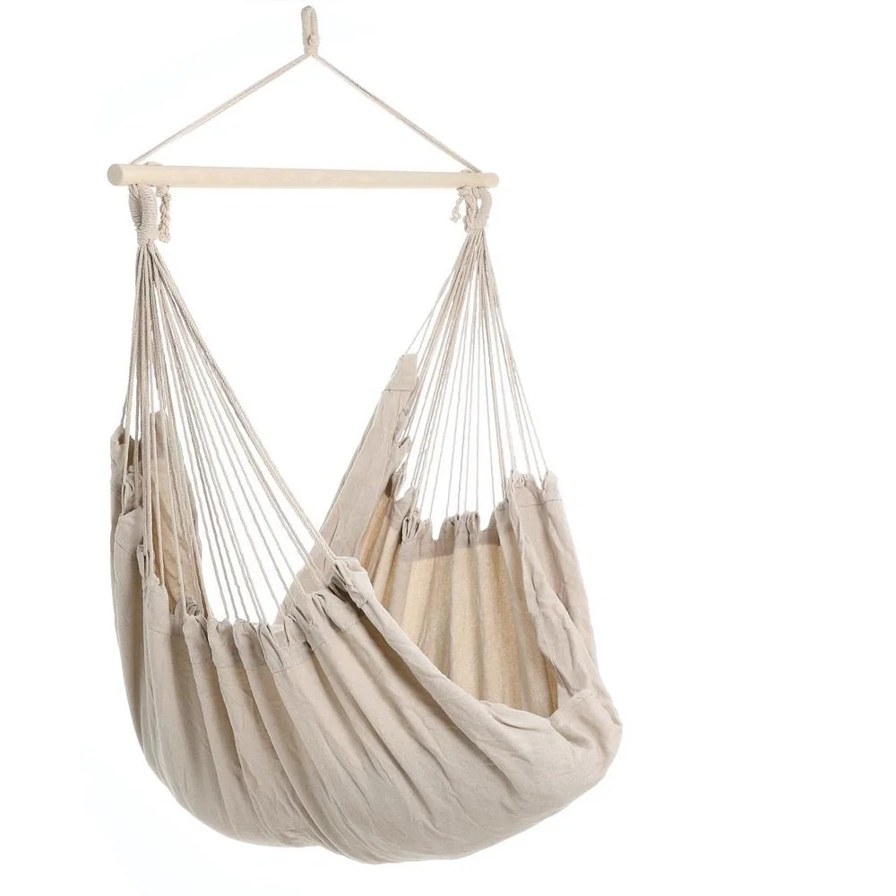 Hängesessel creme 185x130x155cm - 3