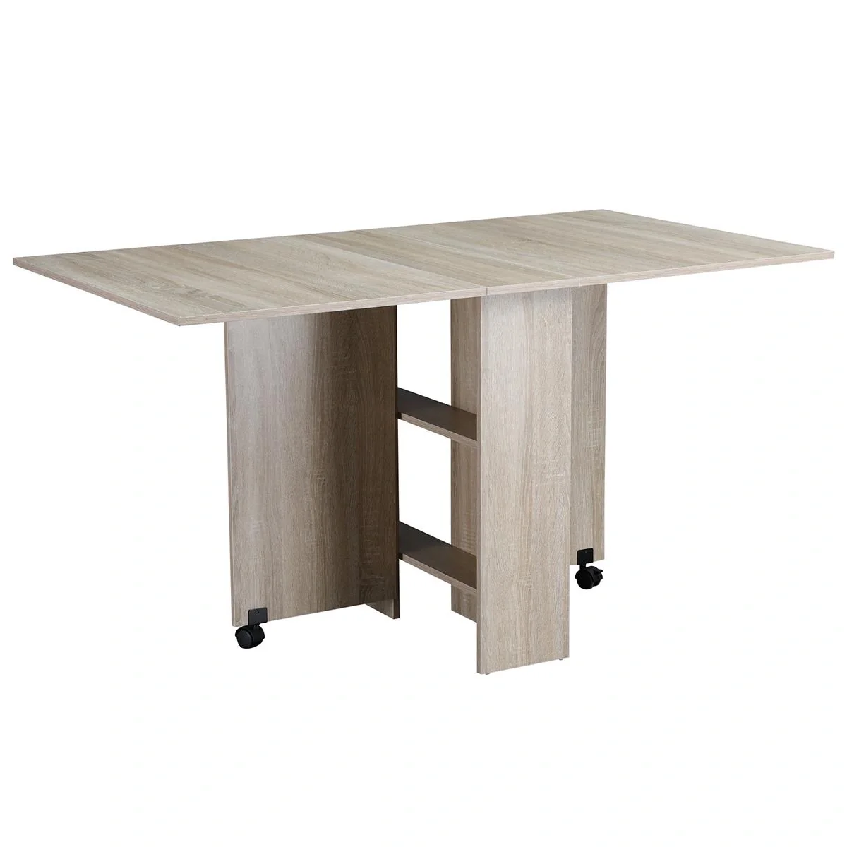 Esstisch Klapptisch Schreibtisch Beistelltisch Tisch Ablagefläche Holz Natur 80 x 140 x 74 cm - 4