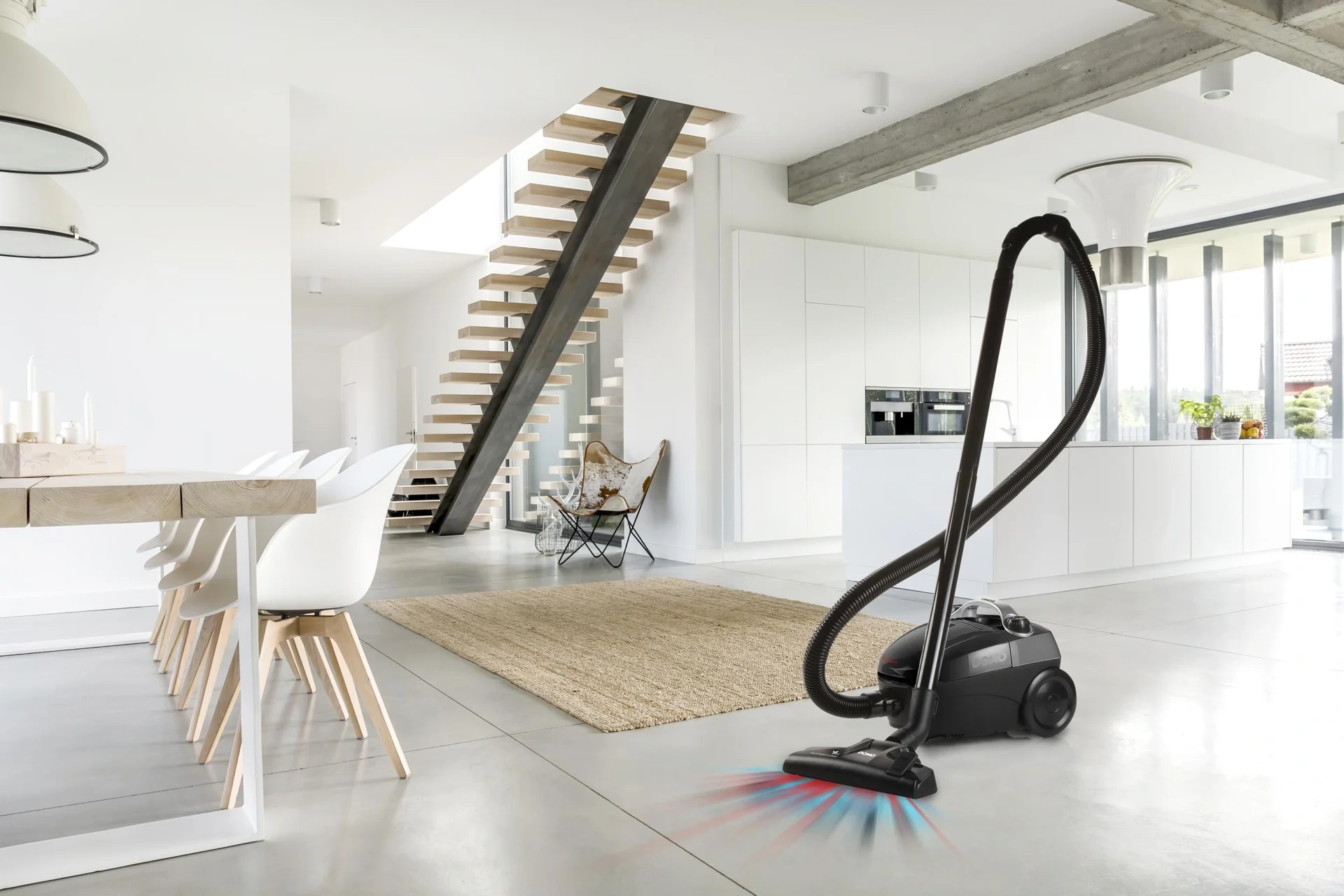 Beutel-Staubsauger "DO1033S", 1,5 Liter, 450 Watt, Schwarz - 10