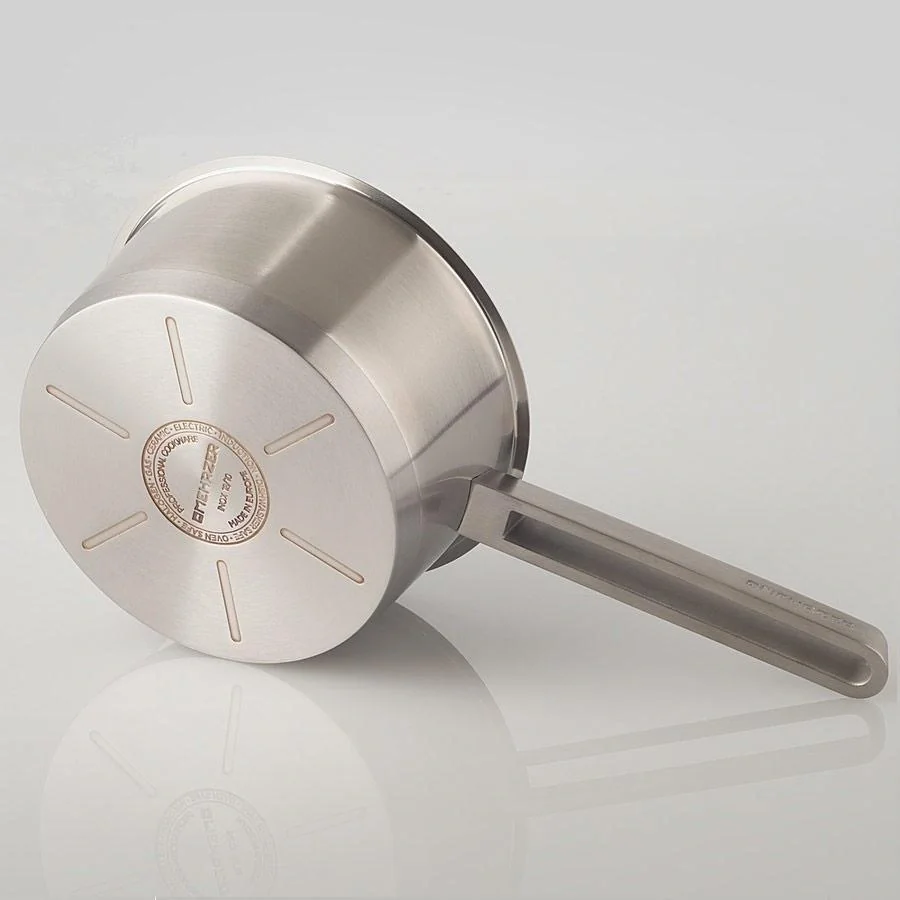 Mehrzer Premium - Kochtopf - Edelstahl - 16 cm - 1 Liter - 2