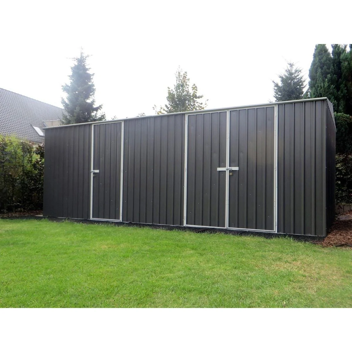 Absco Highlander WG60303HK Metallgarage - 596x300x230 cm - 9