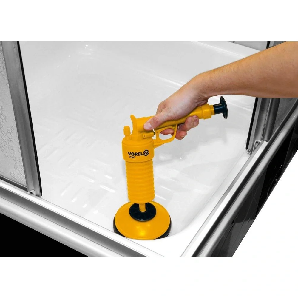 Abflussentstopfer/ Entstopferpistole - 6,3 und 13,5 cm Spitze - 3