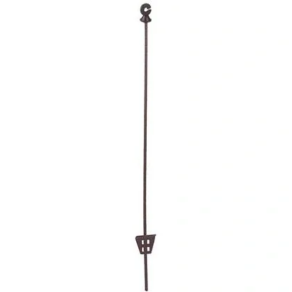 Ovaler Stahlmast mit Ringisolator, 106Cm (10 Stück) - 1