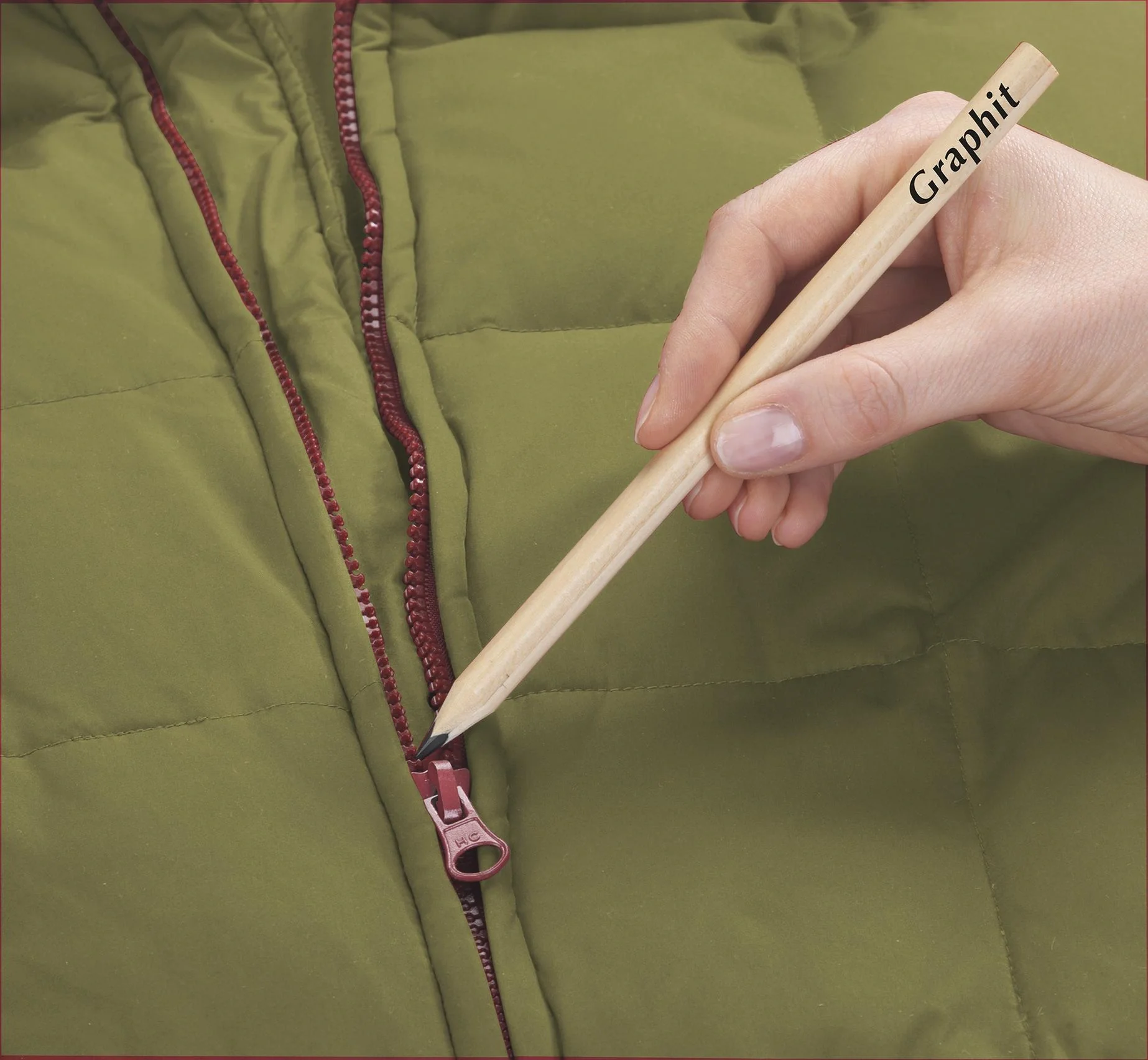 Reißverschluss-Stift, 2-teilig - 3