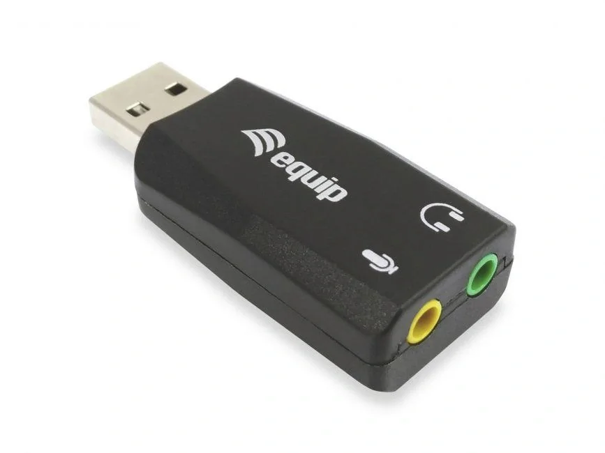Soundkarte USB 2.0, 3.5 mm, Stereo, Mic-In Line-Out, extern - 1