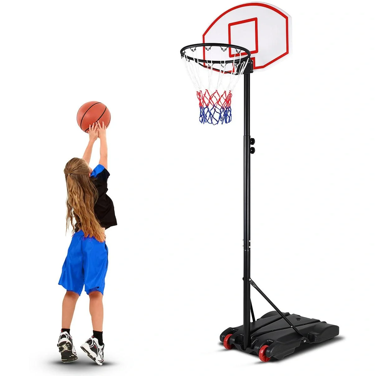NL Basketballständer in der Höhe verstellbar Ringhöhe von 179-209cm - 7