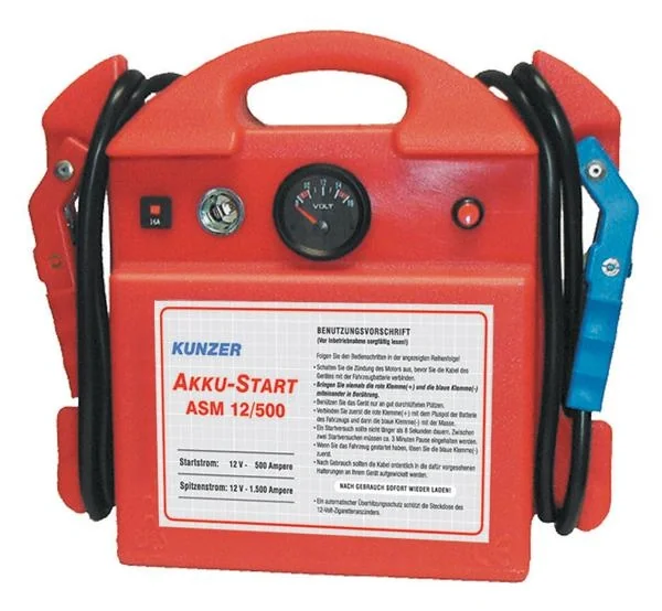 Akku-Start 12V/ 1500/ 500A - tragbare Starthilfe - 1