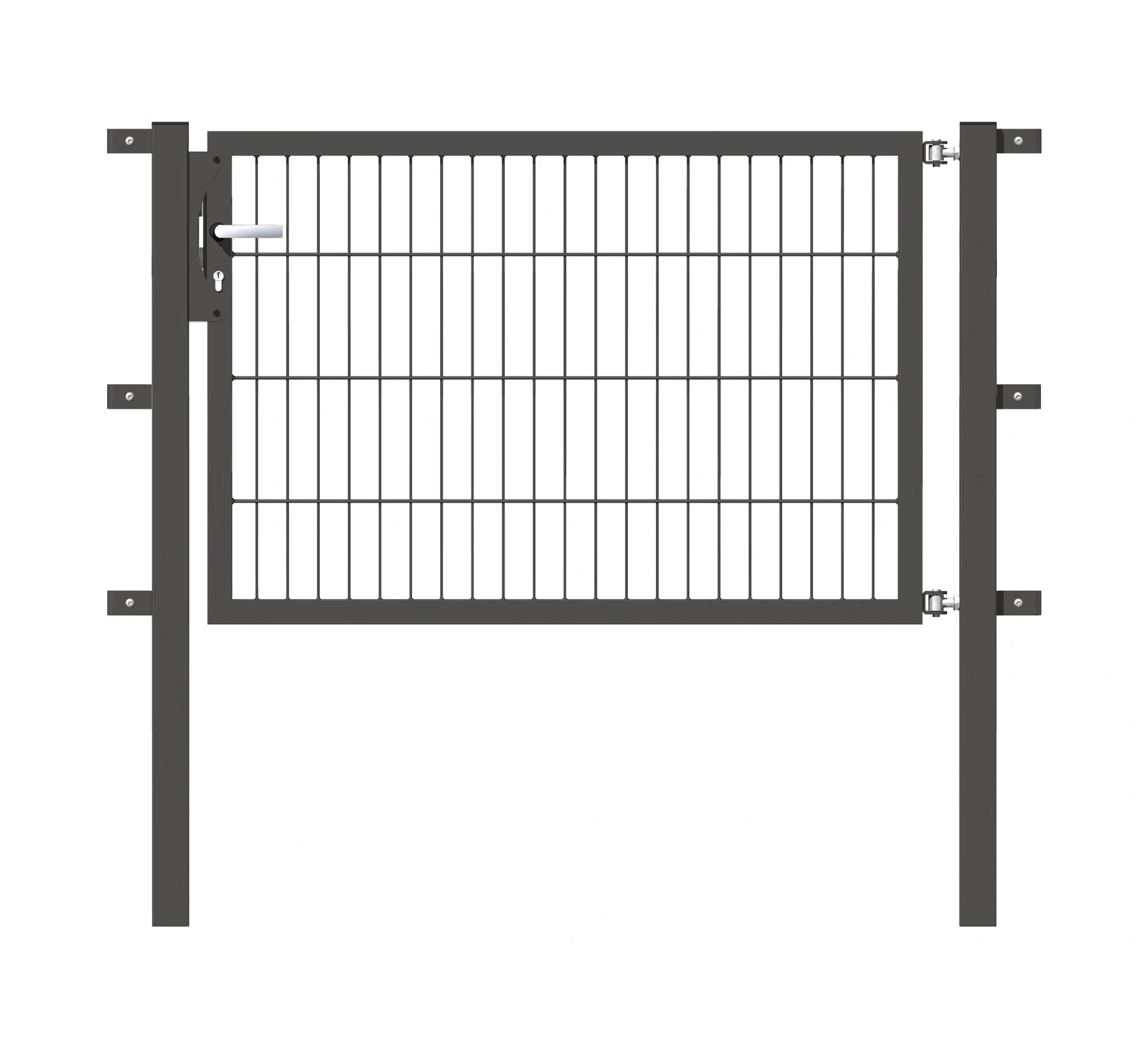 Einzeltor Flexo , anthrazit, Breite 125 cm, Höhe 80 cm - 1
