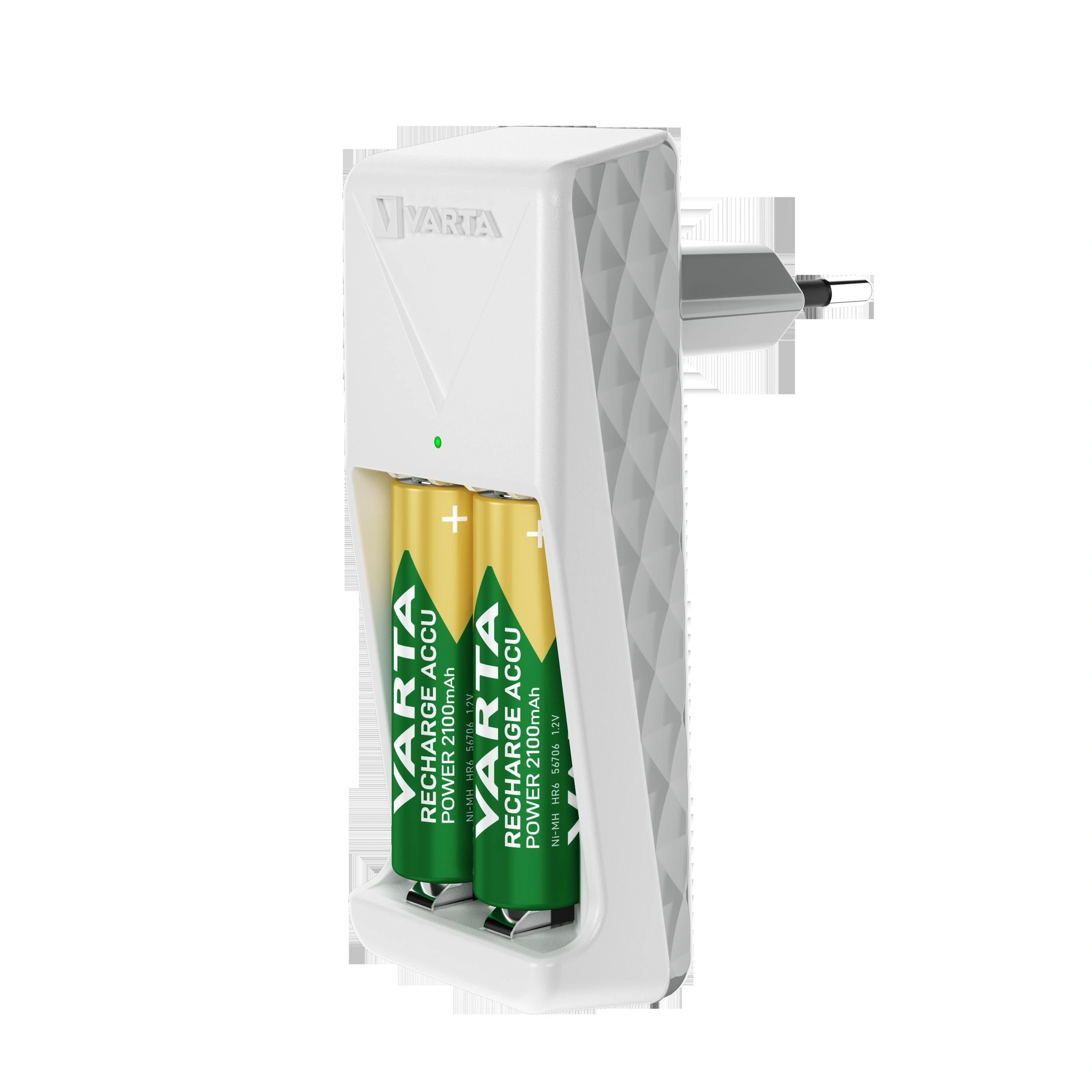 Mini Charger inklusive 2 x Mignon Akkus 2100 mAh - 2