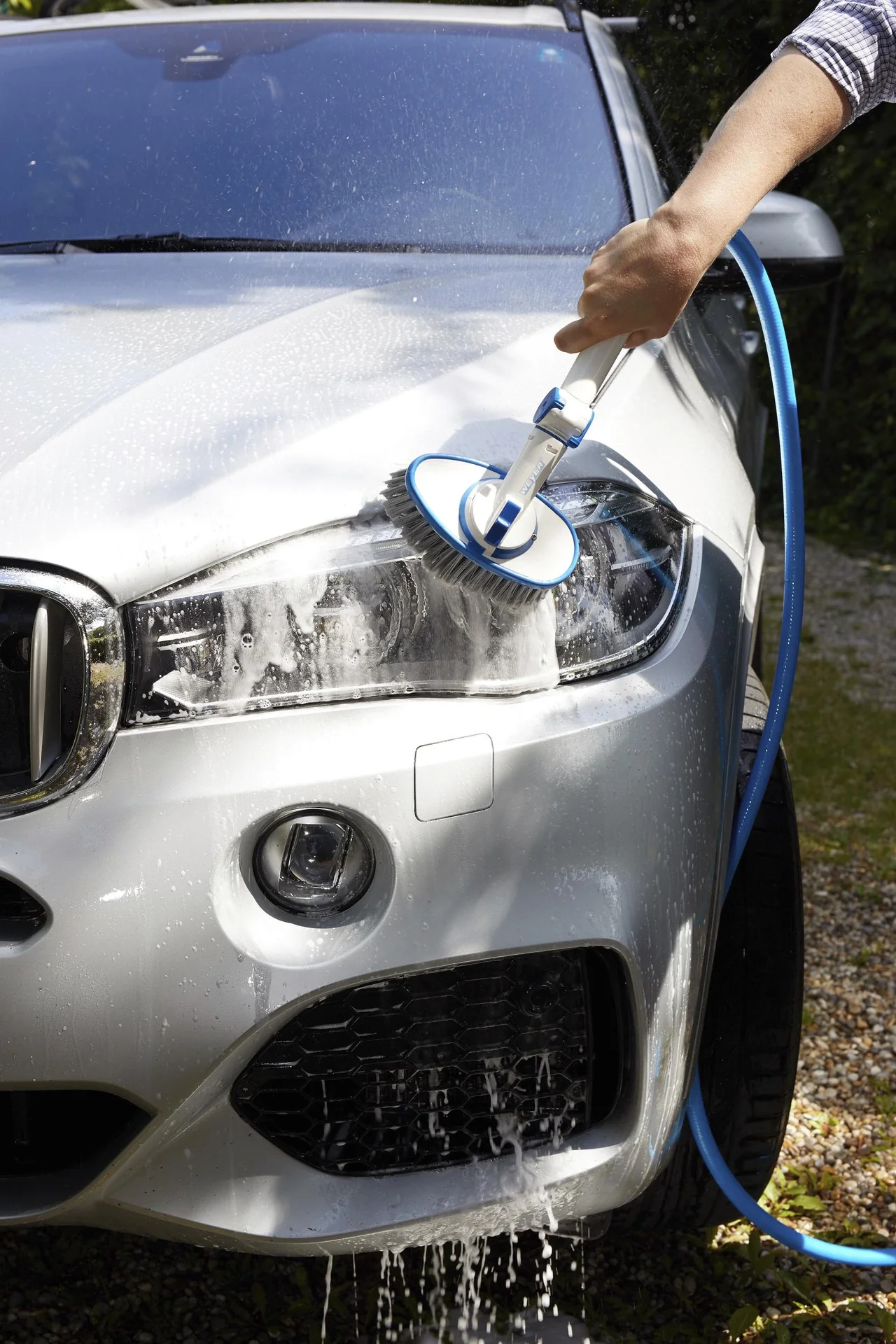 Handwaschbürste WEYER BRUSH - Soft - mit 2 Sprühdüsen - 11