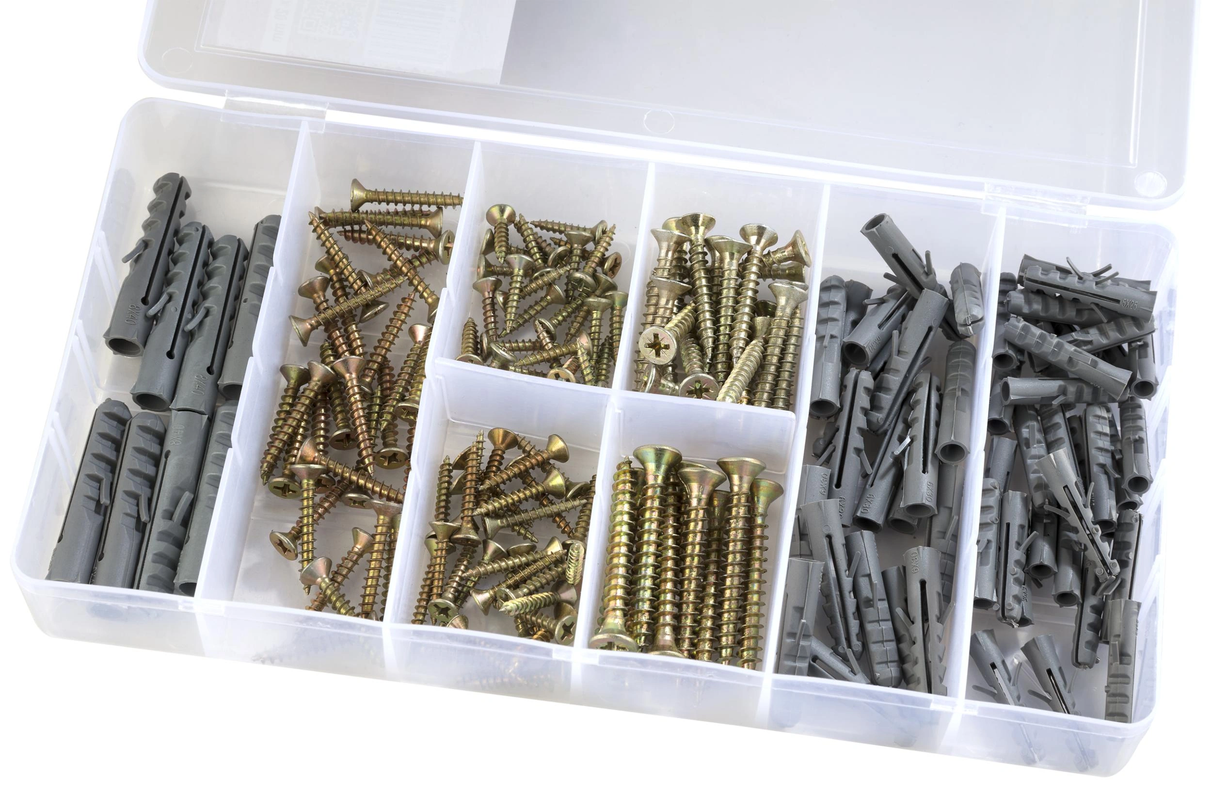 Schrauben- und Dübel Sortiment, 178-teilig - 1
