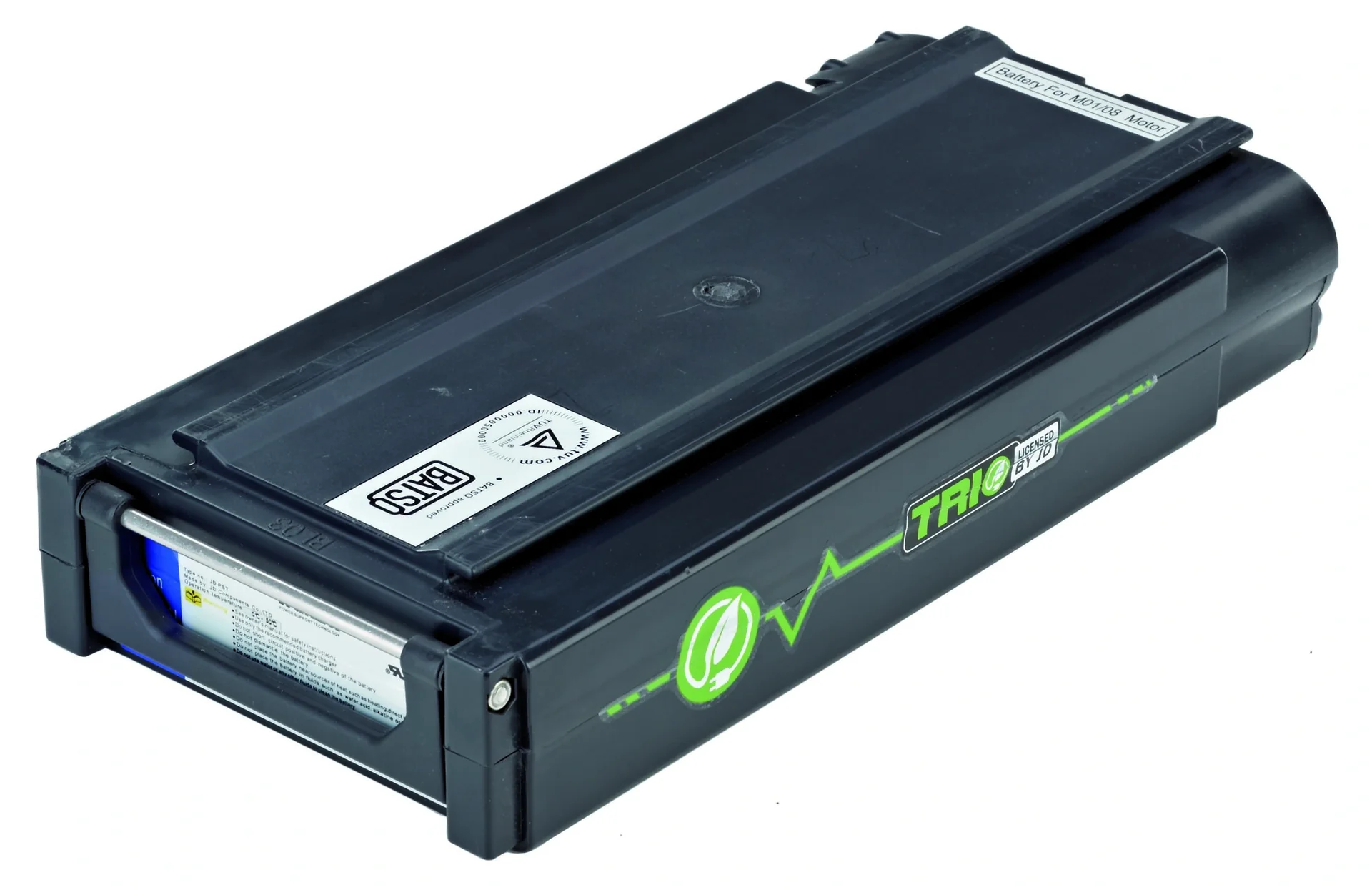 Gepäckträger-Ersatzakku mit Gehäuse für Elektrofahrrad, LI-Ion 36V - 1