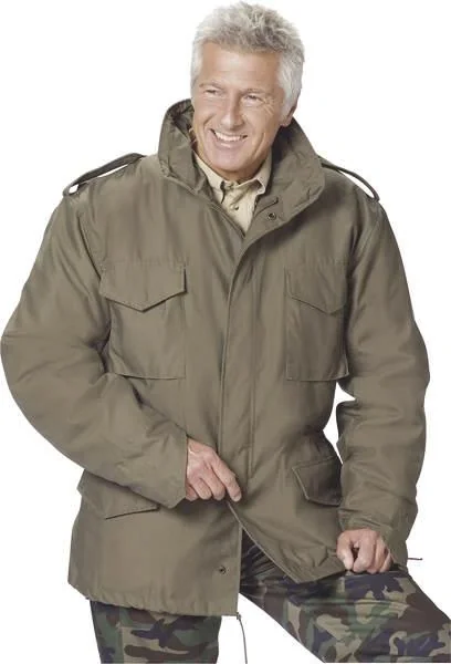US Fieldjacket M65, Farbe oliv, Gr. M - 4