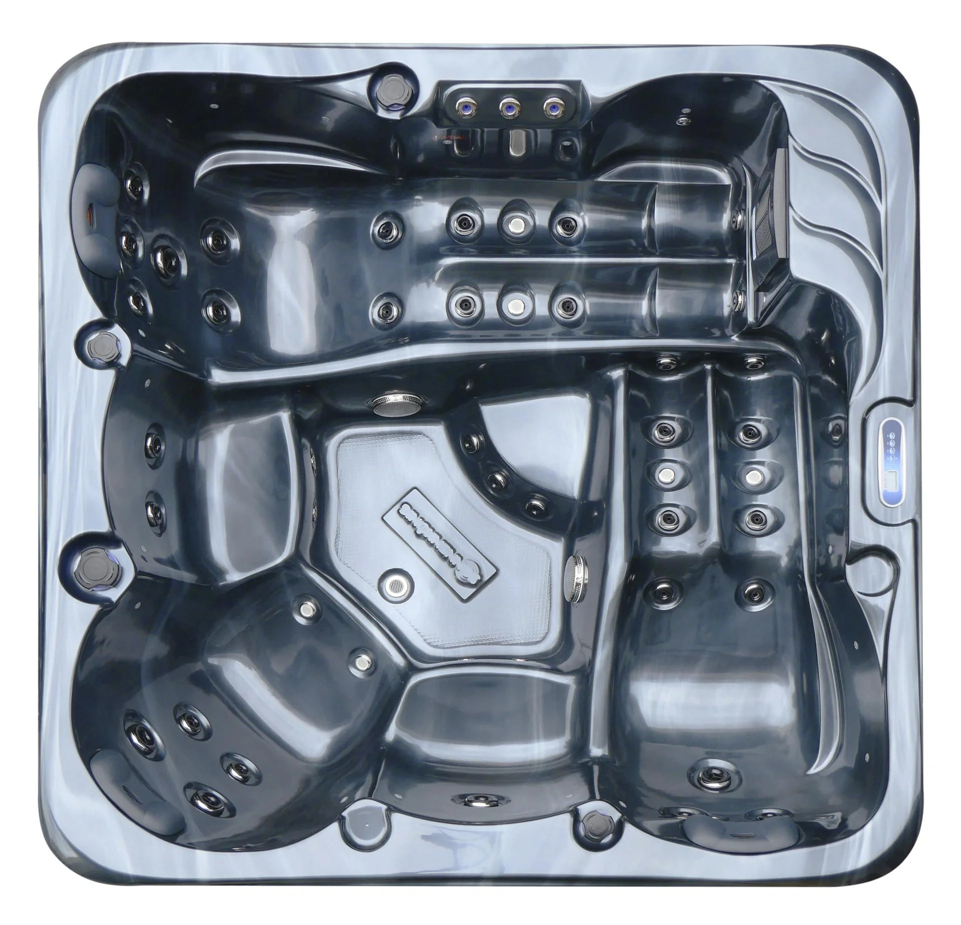 Whirlpool - Borneo schwarz inklusive Anlieferung und Inbetriebnahme - 5