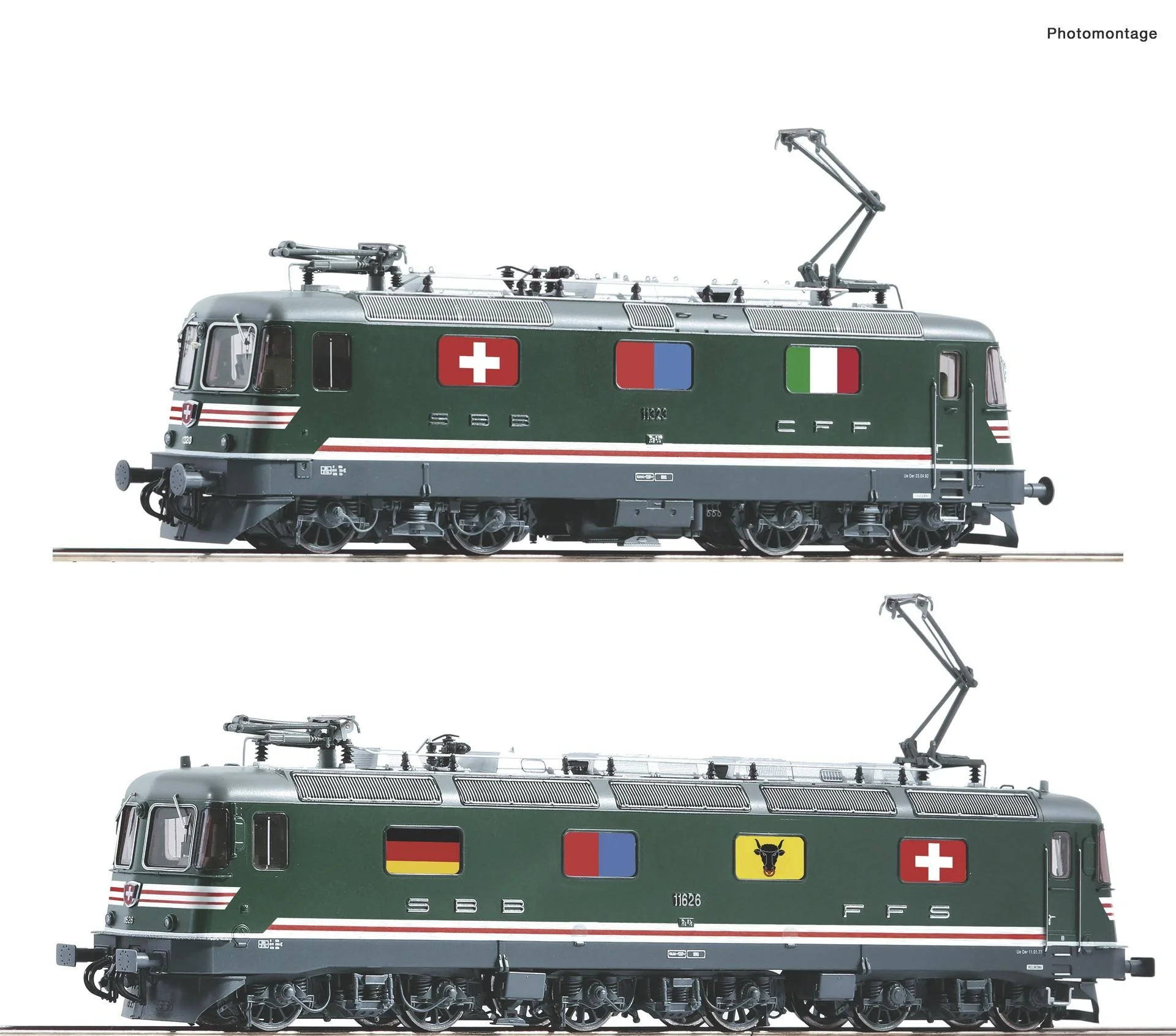 Elektrolokomotive Doppeltraktion RE 10/10 - 1