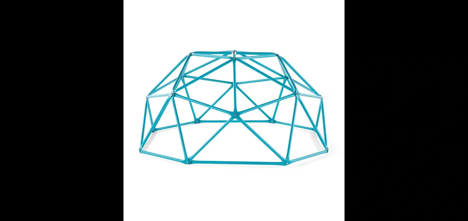 Kletterdome Deimos, Outdoor-Kletterkuppel für Kinder, 1,90 m Durchmesser, türkis - 3