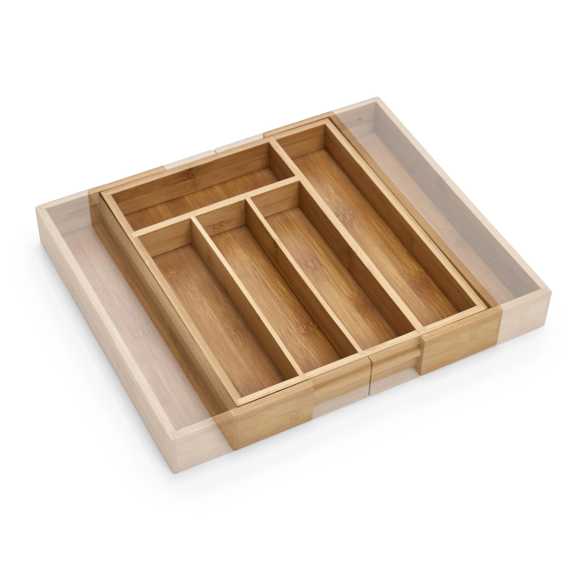 Besteckkasten, ausziehbar, Bambus - 2