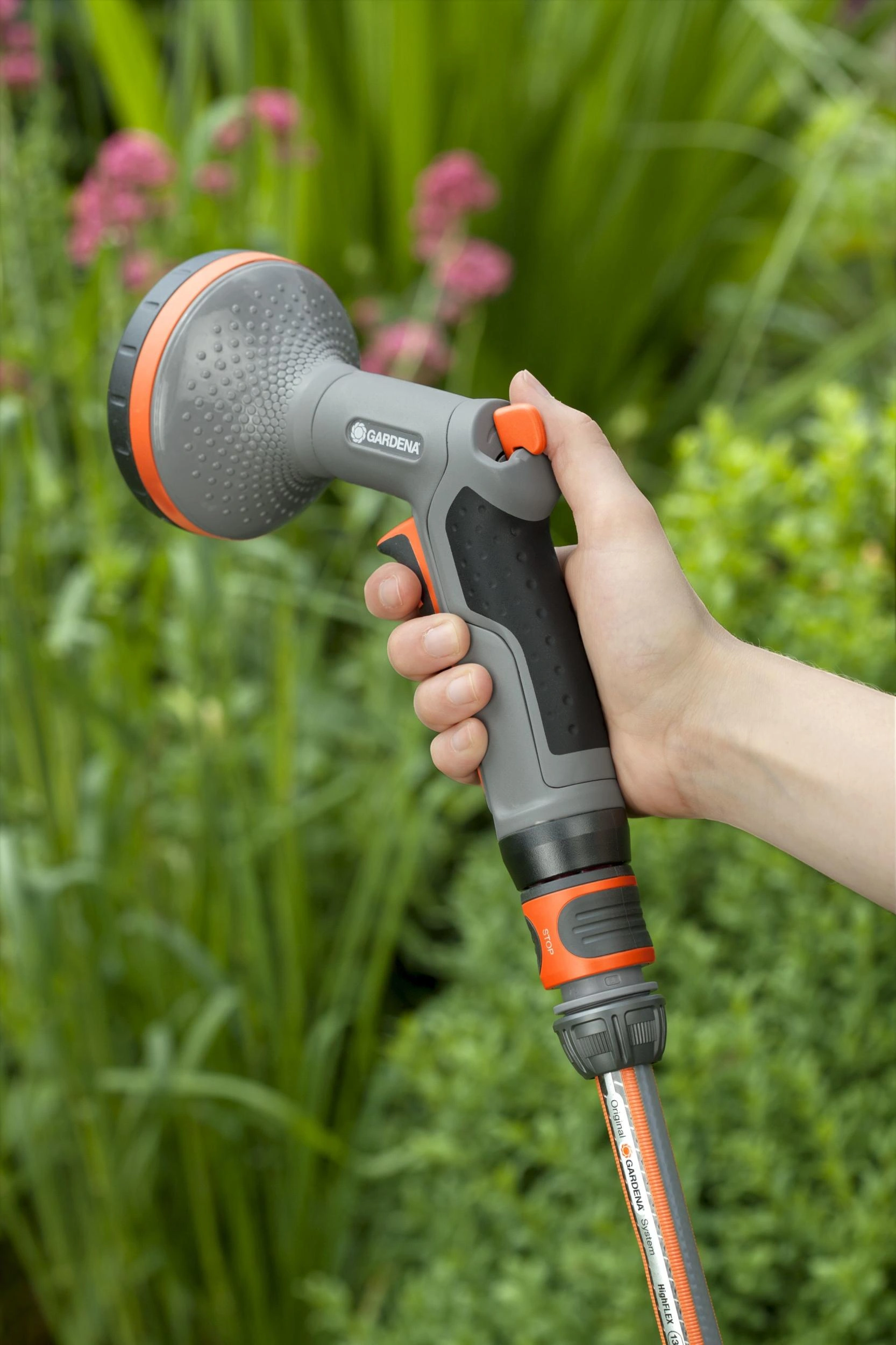 Comfort Brause für Beete, Impulsauslöser mit Arretierungsfunktion - 10