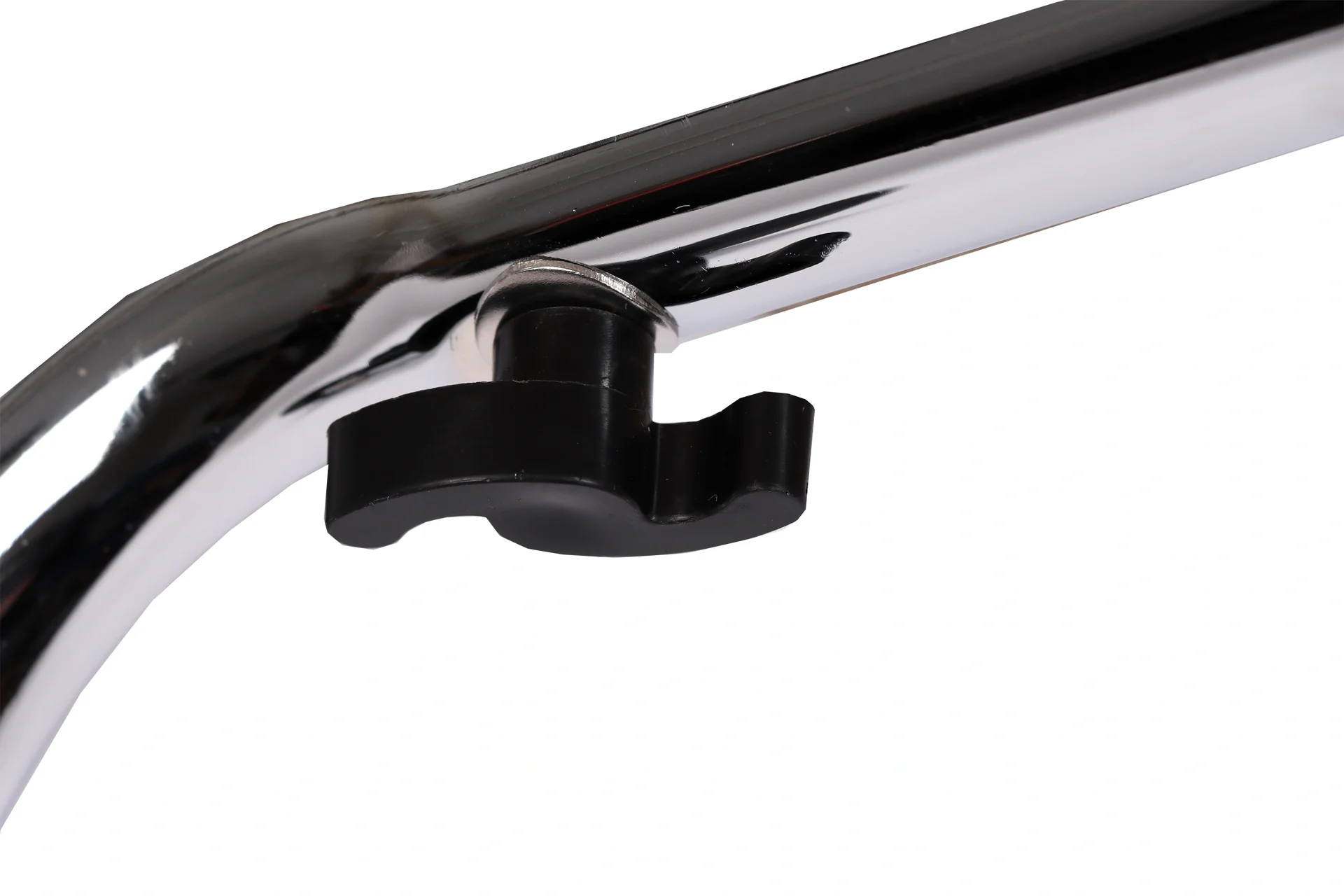 Trittstufe mit höhenverstellbarem Haltegriff, chrom, 88 - 108 cm - 8