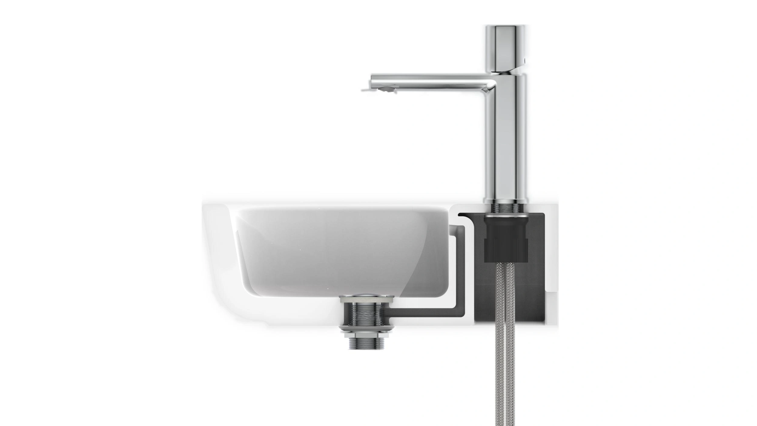 Waschtischarmatur "NEW YORK", Chrom - 11