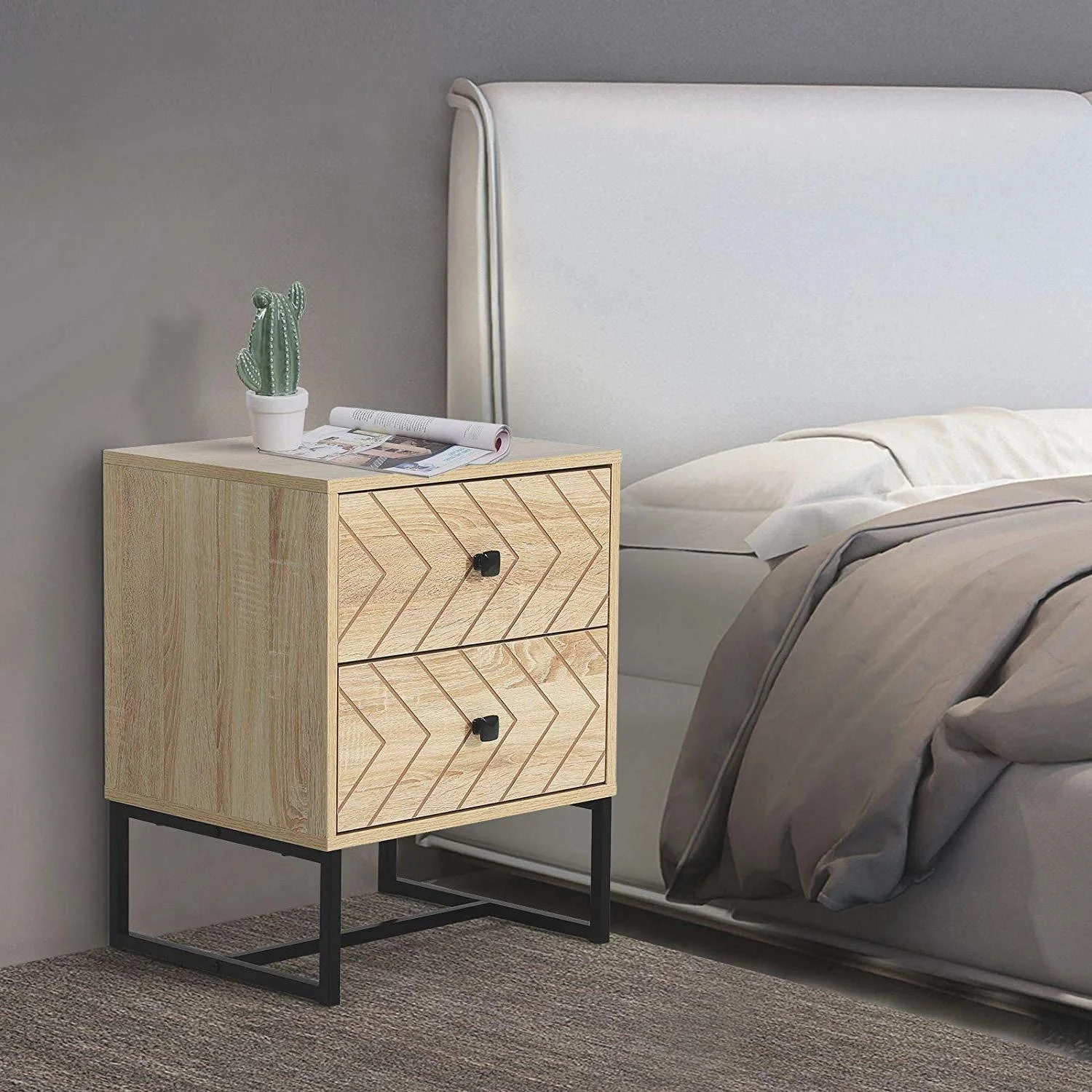 Nachtkommode im Retro-Design - 9