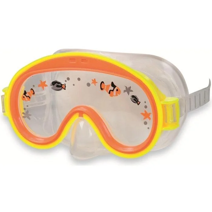 Kinder-Maske bis 8 Jahre orange - 1