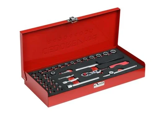 Steckschlüssel Satz 1/4 SW4-13 mm 33-teilig - 1