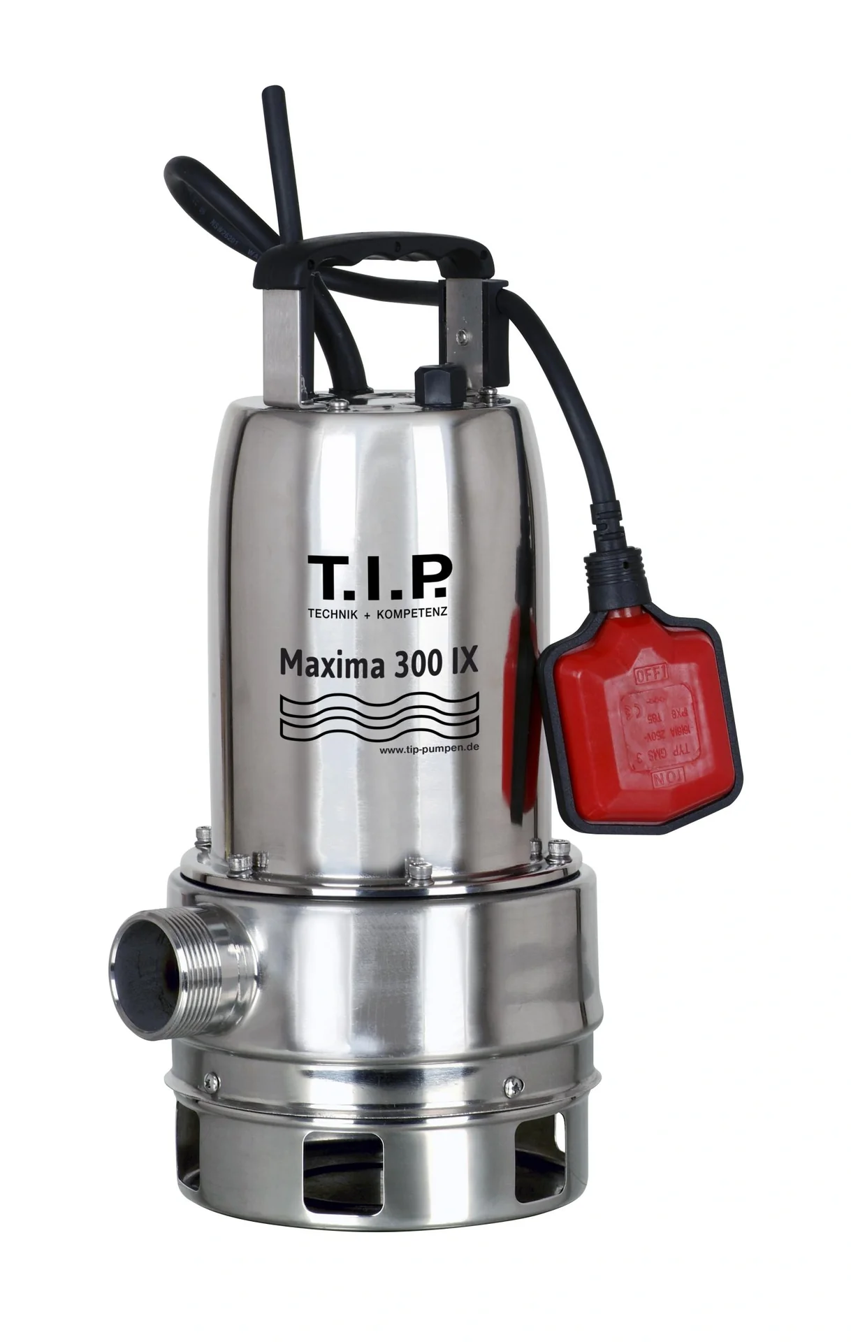 Schmutzwasser Tauchpumpe Maxima 300 IX Edelstahl, bis 18.000 l/h Fördermenge - 2