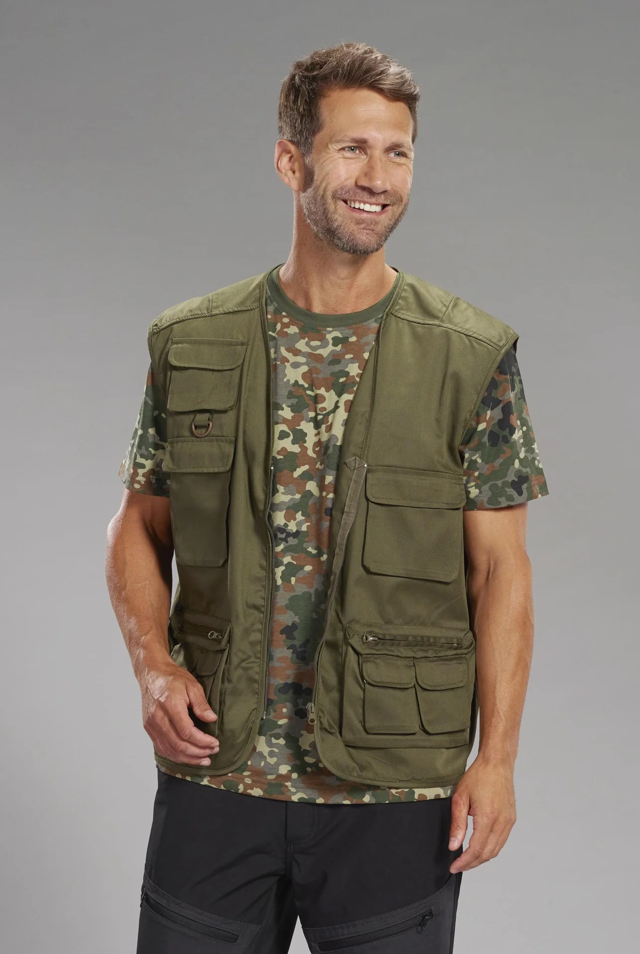 Army T-Shirt, flecktarn, Gr.M - 5