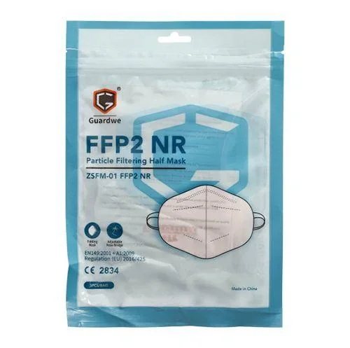 Atemschutzmaske FFP2, 5er Pack, weiß - 2