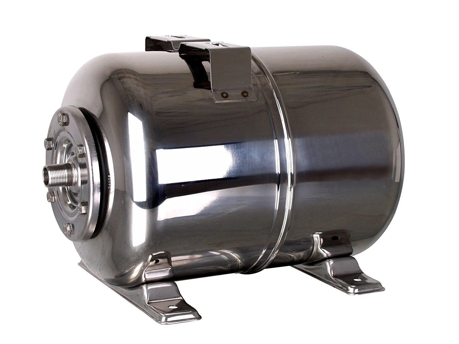 Hauswasserwerk Druckkessel Membrankessel Edelstahl 24 L 33,25 mm (1" AG) - 1