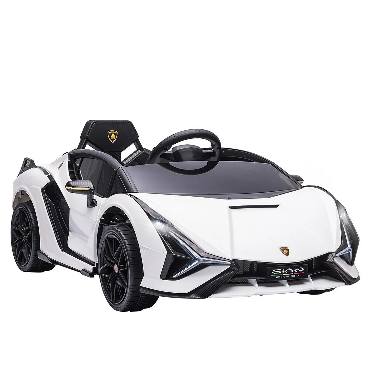 Kinderfahrzeug 2 Fahrmodi SIAN SUV-Auto-Spielzeug Elektroauto mit Fernbedienung extra breiten Reifen Musik(MP3/USB) Lich - 4