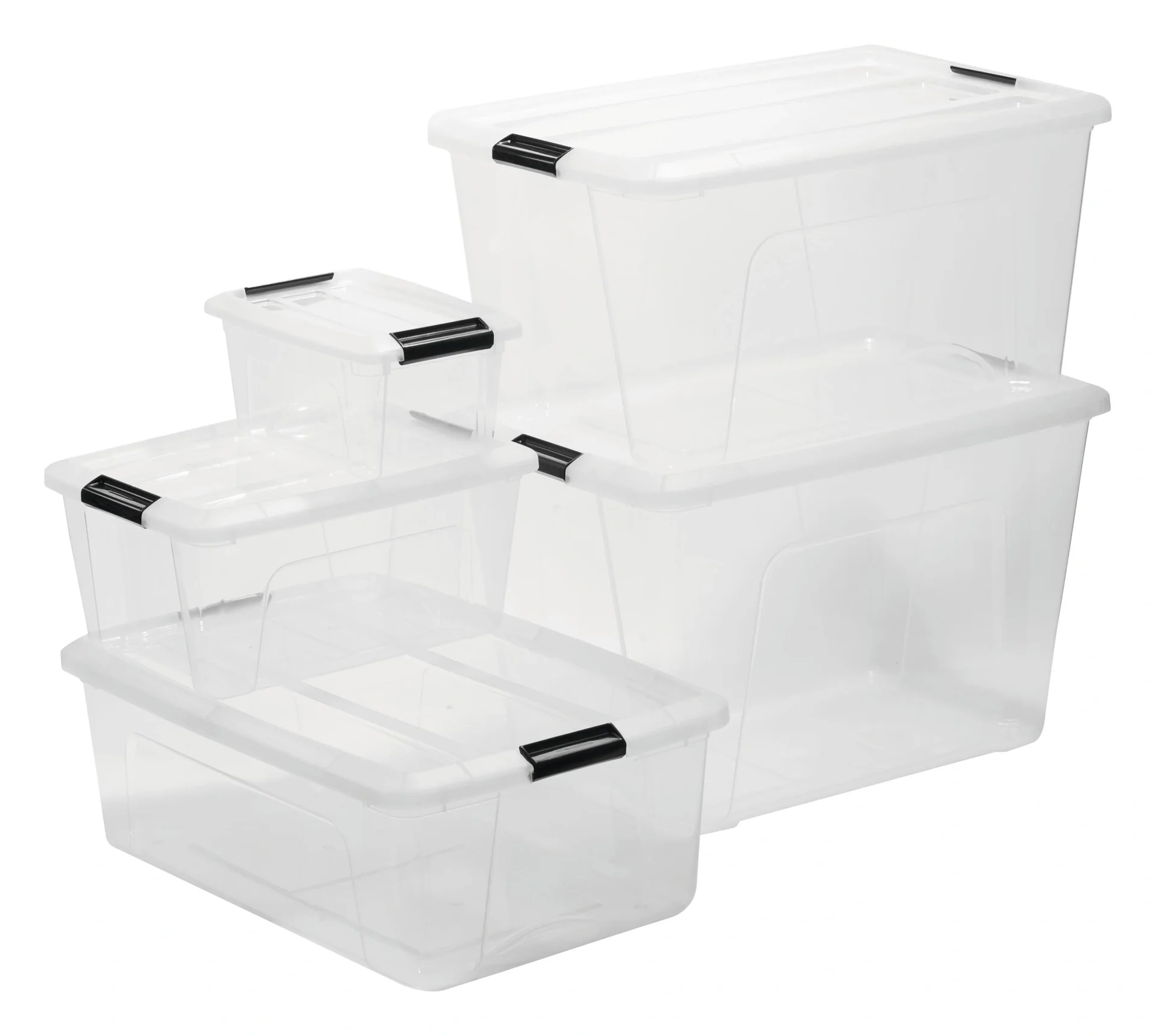 „Clear NTB-15“ Aufbewahrungsbox, 3er-Set - 8