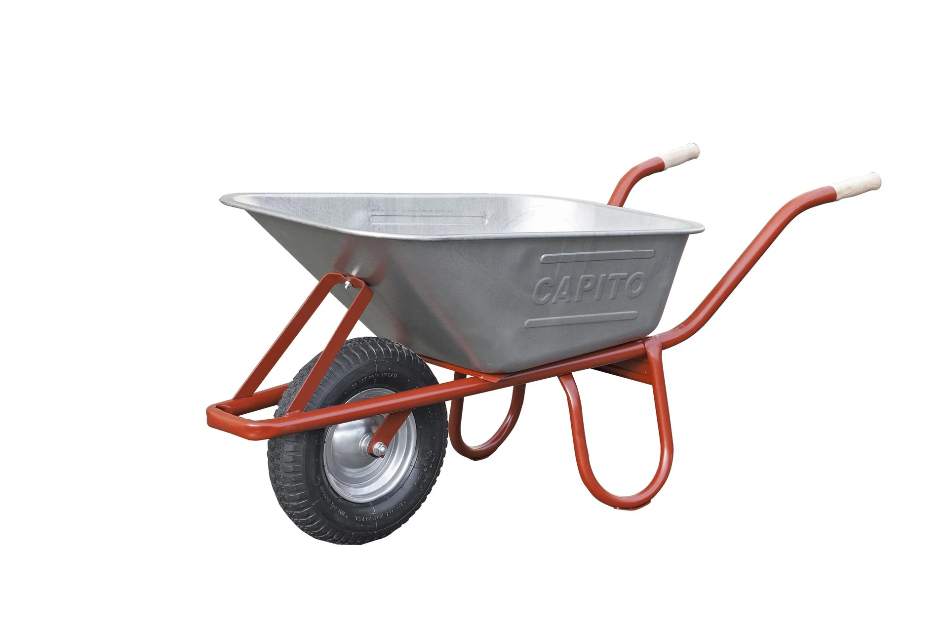 Schubkarre Eurocar 100 l, PU-Rad - 1