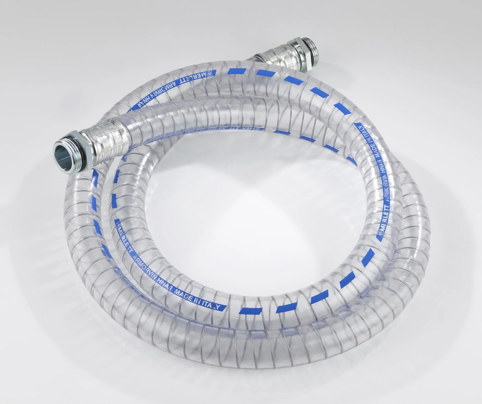 Saugschlauch 1", 2 m lang, Messingarmatur - 1