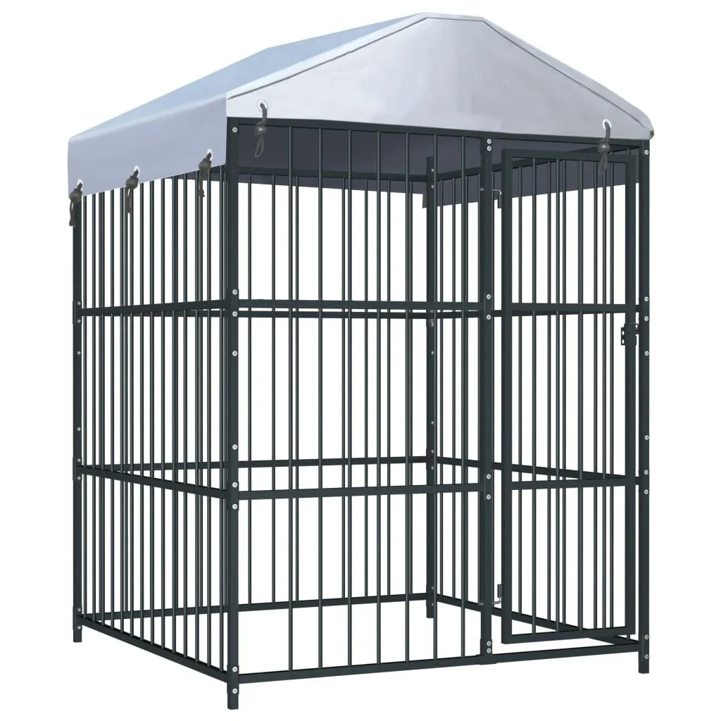 Hundehütte Outdoor mit Dach 150x150x200 cm - 1