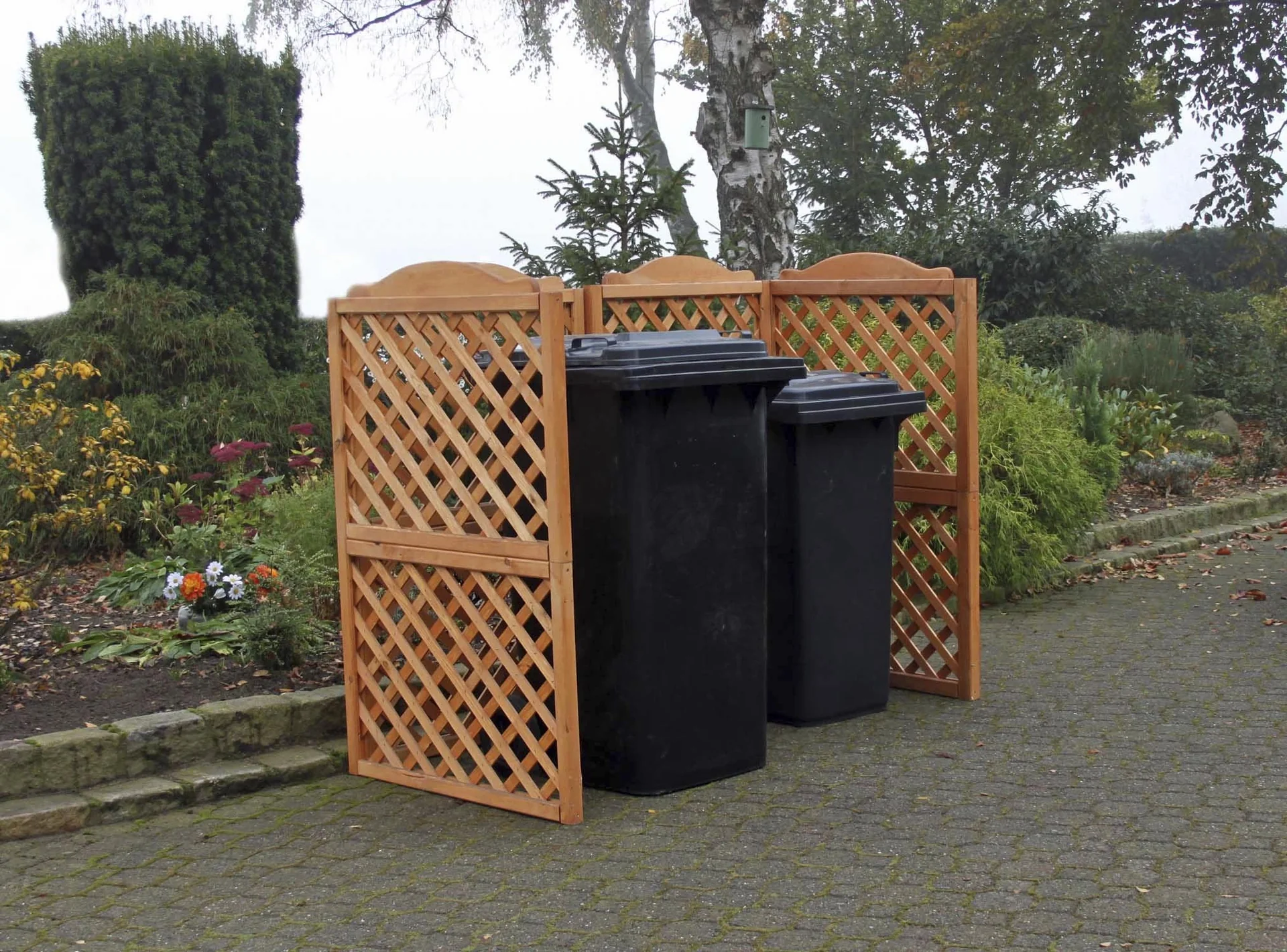 Mülltonnenspaliersystem "Rex" 2er Box - 2