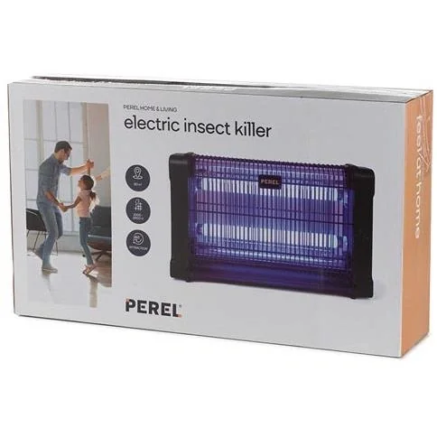 Elektrischer Insektenvernichter - Fliegenlampe - 2 x 10W - 360° - 80m² - 3
