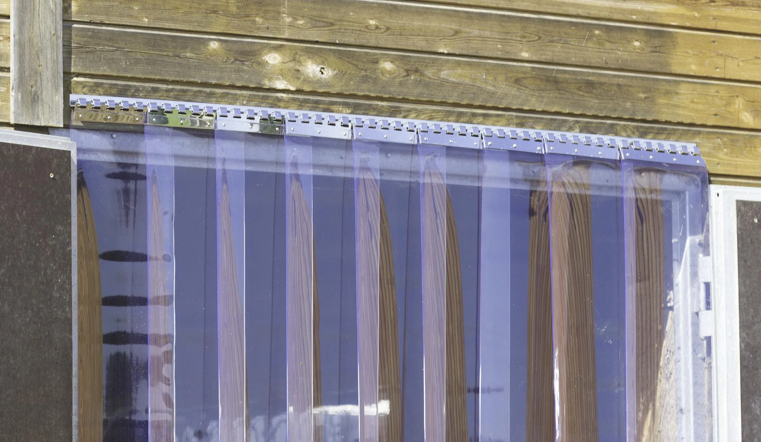 PVC-Vorhang 300x3mm, transparent, 25m Rolle - 4