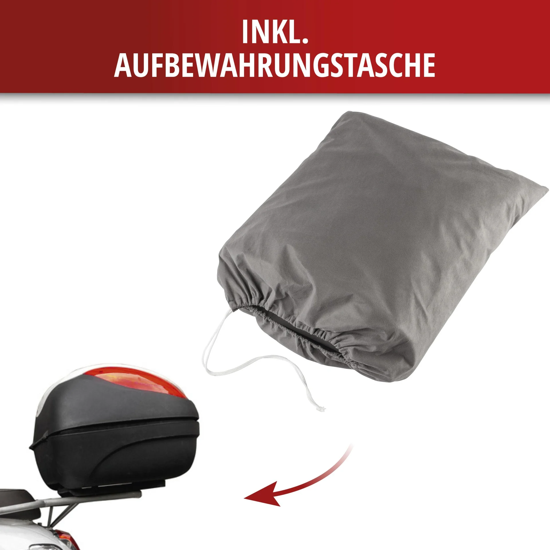 Motorradgarage Chopper - Grösse L - 250 x 100 x 130 cm - PVC - 7