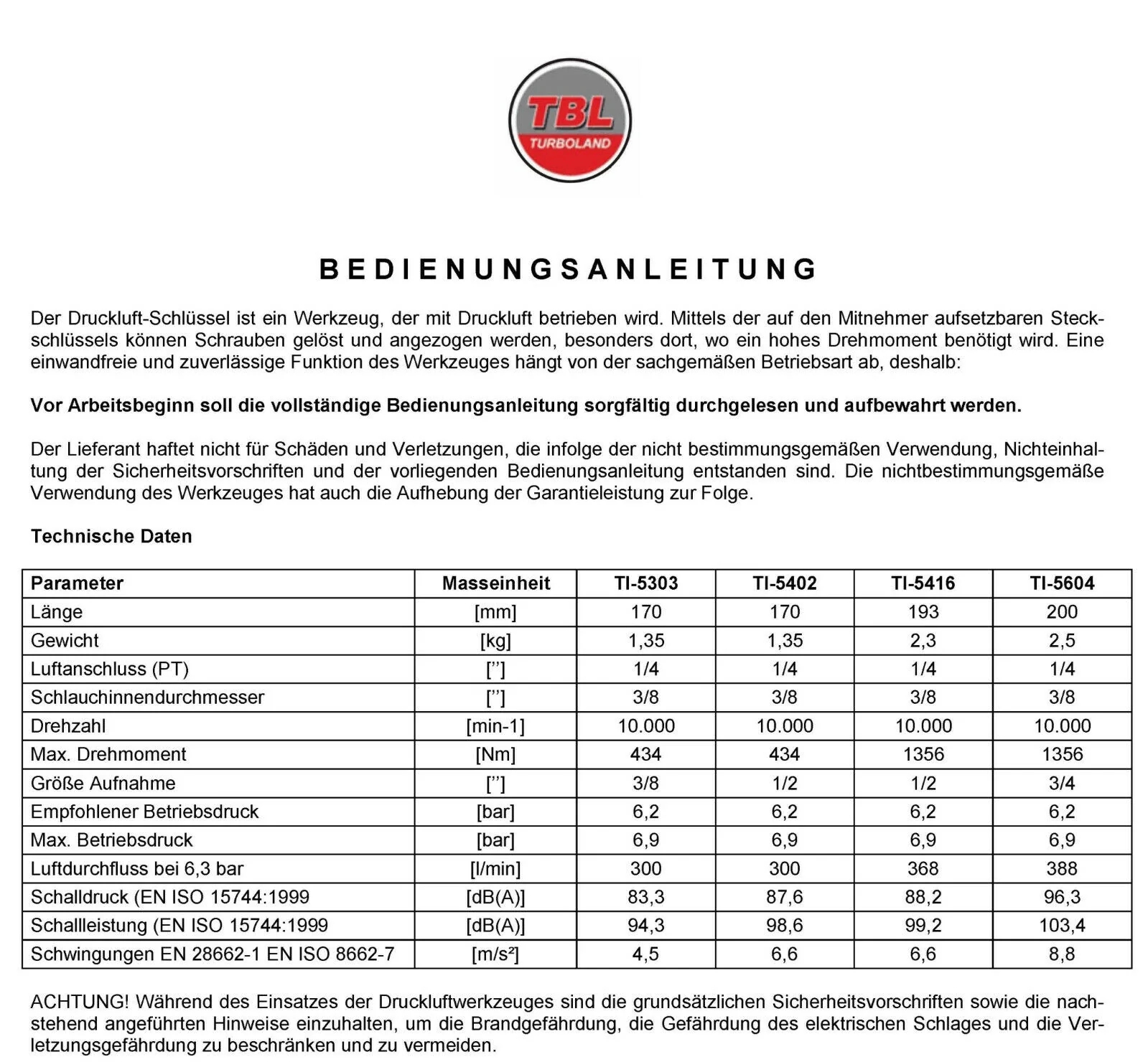 Schlagschrauber-Nuss SW 21 / l=150mm (10 St.)