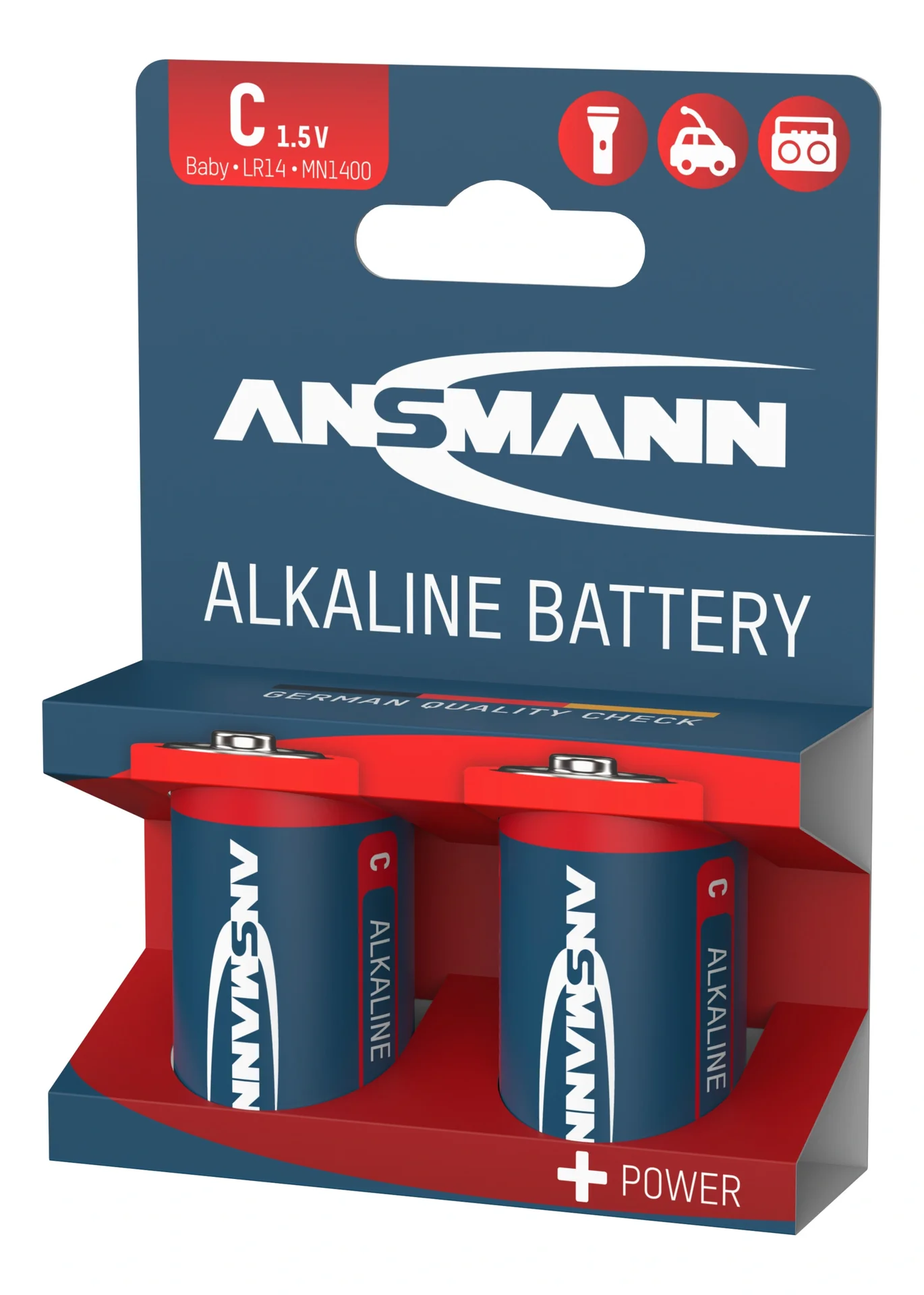 Alkaline Baby C Batterie - 2 Stück - 6